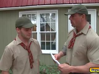 Gay scouts loves manhood and anal fuck